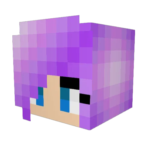LOVE_Hani Minecraft avatar head, 3D render