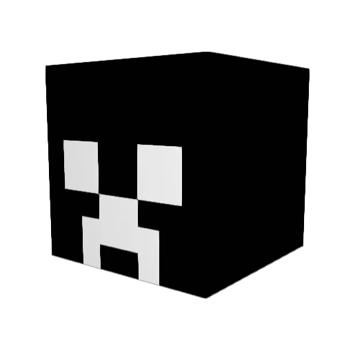 LOVEruler Minecraft avatar head, 3D render