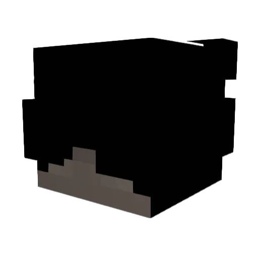 LOWKEYTOJI_TTV Minecraft avatar head, 3D render