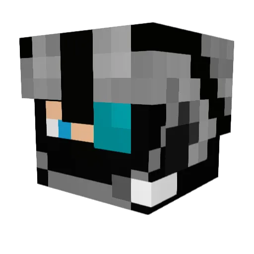 LP2F Minecraft avatar head, 3D render