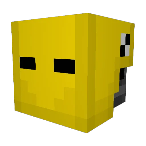 LPB_Fab Minecraft avatar head, 3D render
