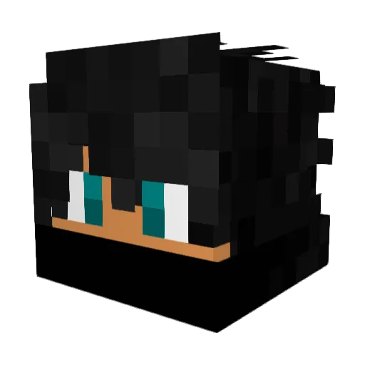 LPF_SkiZoX Minecraft avatar head, 3D render
