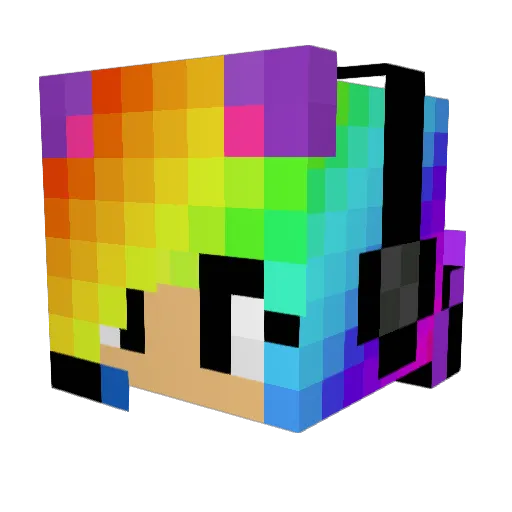 LPKellum Minecraft avatar head, 3D render