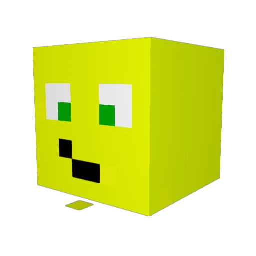 LPMARHER Minecraft avatar head, 3D render
