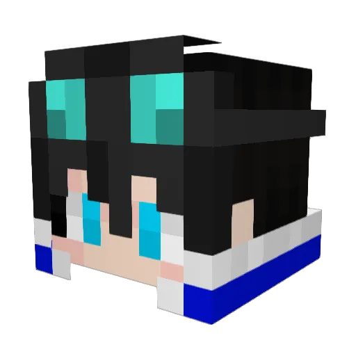 LPMHursh Minecraft avatar head, 3D render