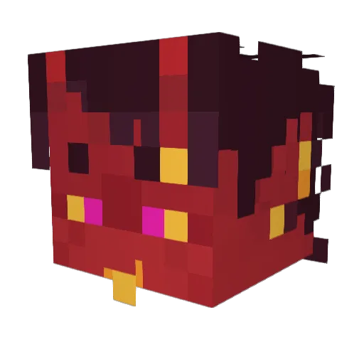 LPPDM Minecraft avatar head, 3D render