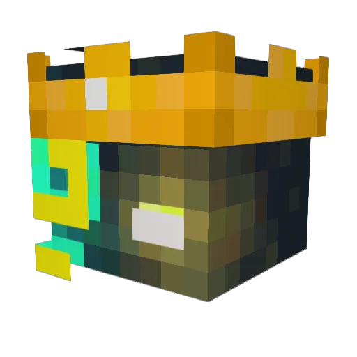 LPaPuL Minecraft avatar head, 3D render