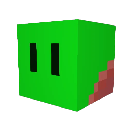 LPcomix123 Minecraft avatar head, 3D render