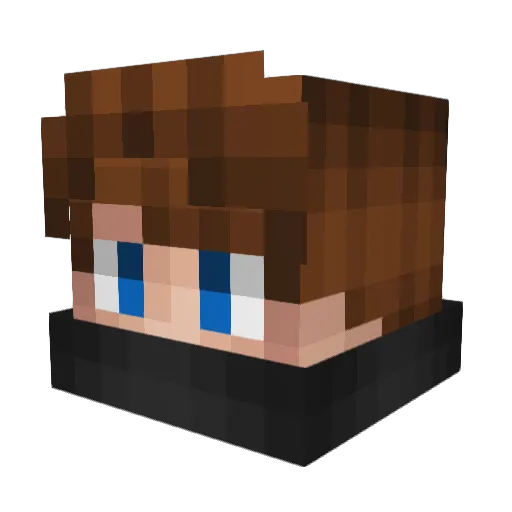 LPlankus Minecraft avatar head, 3D render