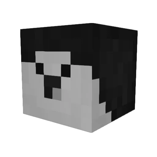 LPmitHahn Minecraft avatar head, 3D render