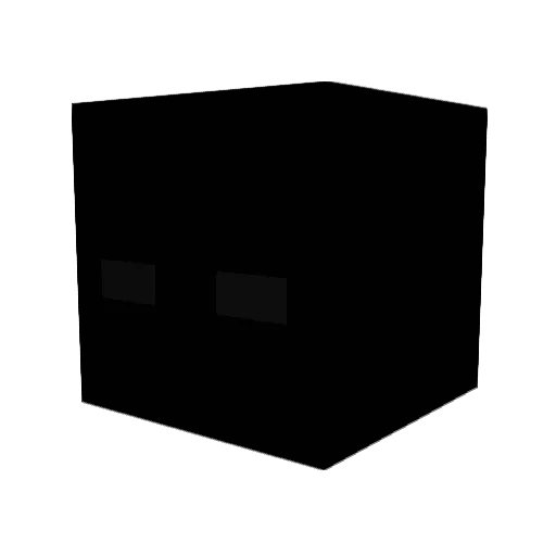 LQG4N Minecraft avatar head, 3D render