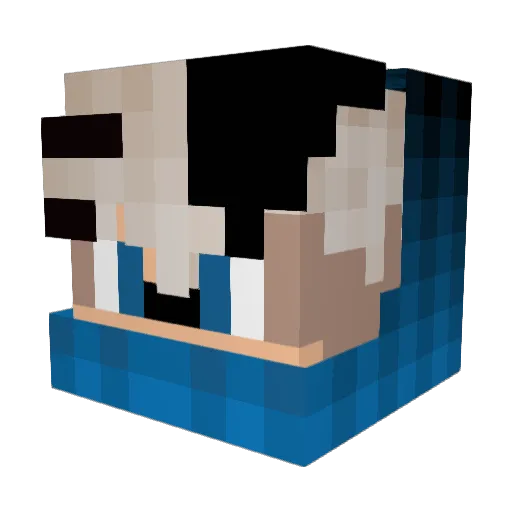 LQatro_Pah Minecraft avatar head, 3D render