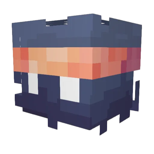 LQdc_y Minecraft avatar head, 3D render