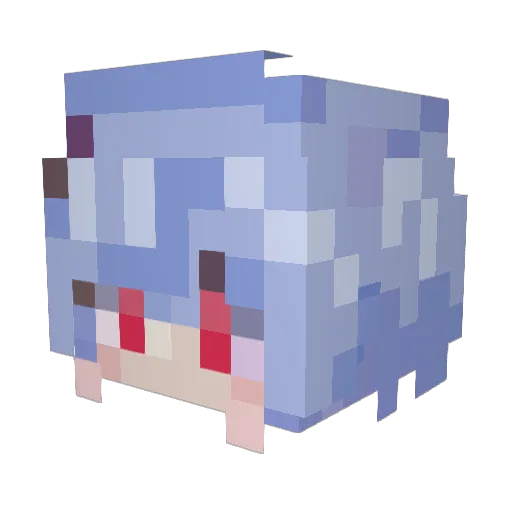LRBeiFeng Minecraft avatar head, 3D render