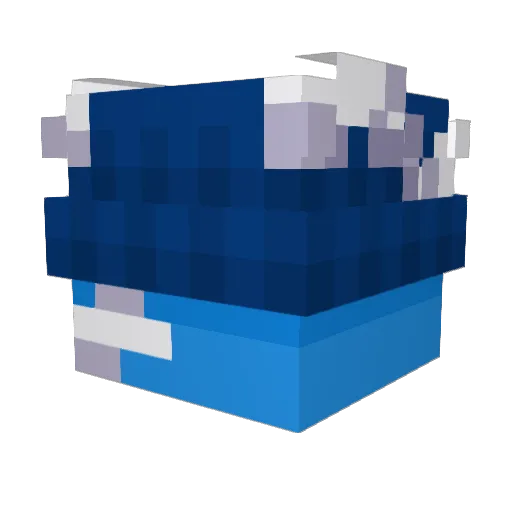 LRKDADA Minecraft avatar head, 3D render