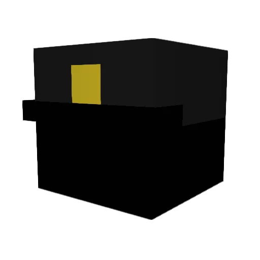 LRM_Guigui Minecraft avatar head, 3D render