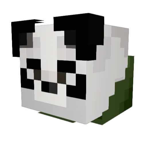 LRTV1337 Minecraft avatar head, 3D render