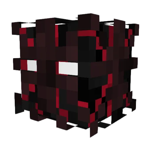 LRXIII Minecraft avatar head, 3D render