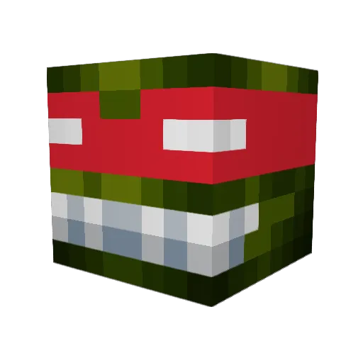 LRiggall Minecraft avatar head, 3D render