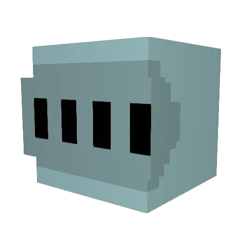 LRunex Minecraft avatar head, 3D render