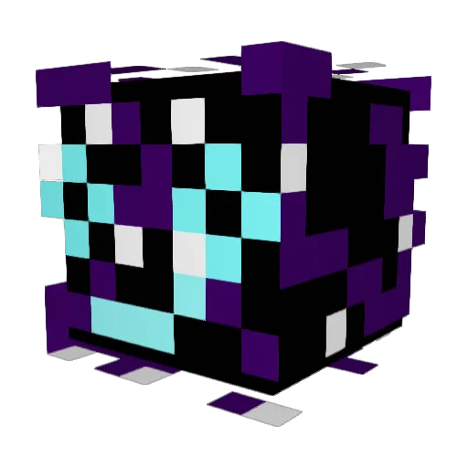LSAURUS Minecraft avatar head, 3D render