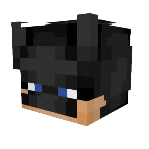 LSBxndito Minecraft avatar head, 3D render