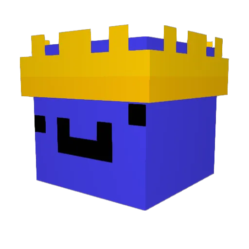 LSD_0 Minecraft avatar head, 3D render