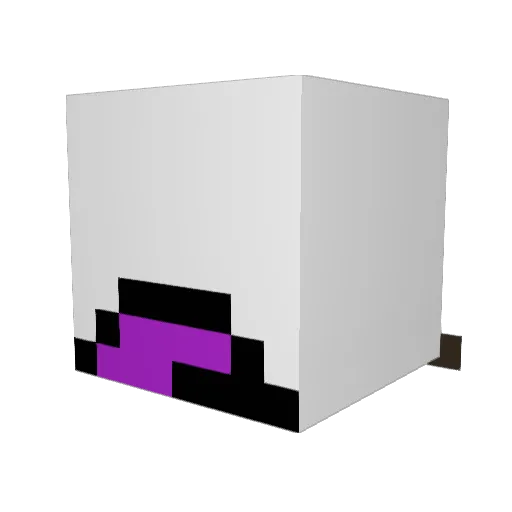 LSDonuts609 Minecraft avatar head, 3D render