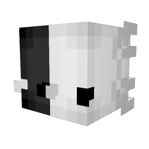 LSFteemo Minecraft avatar head, 3D render