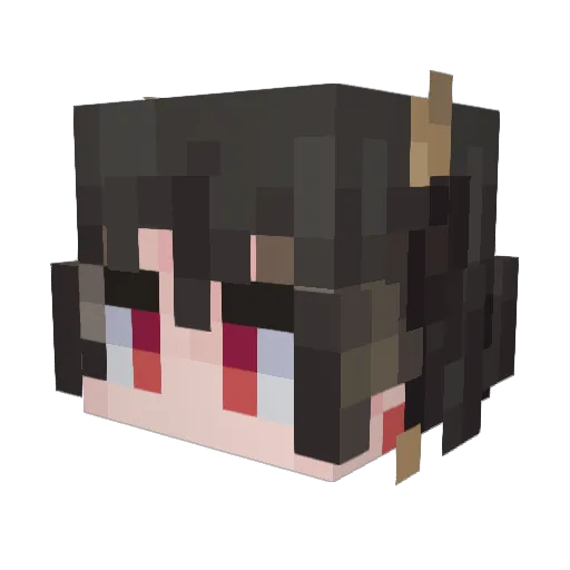 LSKKennedy Minecraft avatar head, 3D render