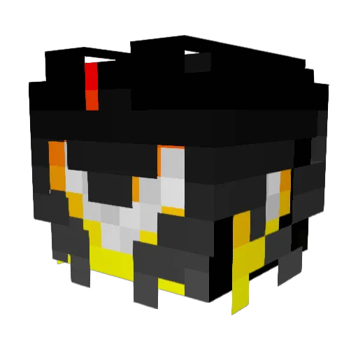 LSN_YT Minecraft avatar head, 3D render