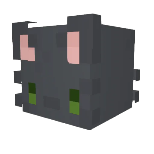 LSR2007 Minecraft avatar head, 3D render