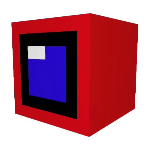 LSS0929 Minecraft avatar head, 3D render