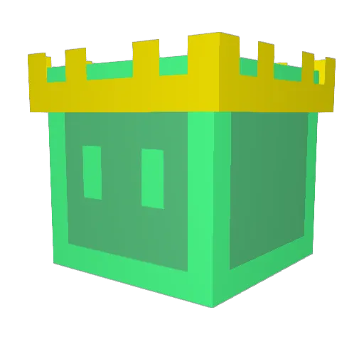 LSYue Minecraft avatar head, 3D render