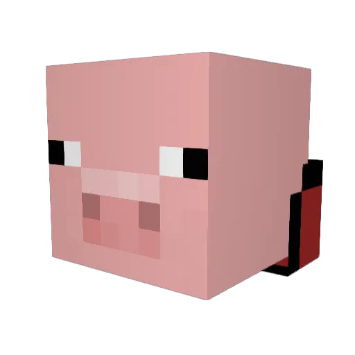 LS_Zocker2006 Minecraft avatar head, 3D render