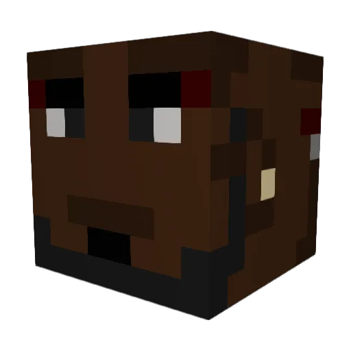 LSamuelsson Minecraft avatar head, 3D render