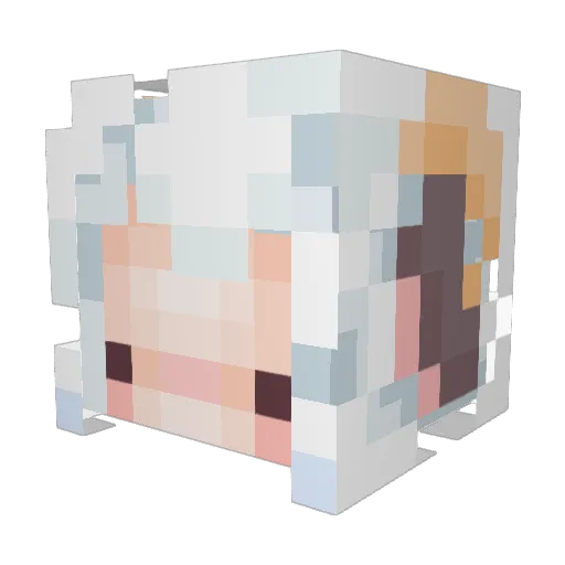 LShabaryn Minecraft avatar head, 3D render