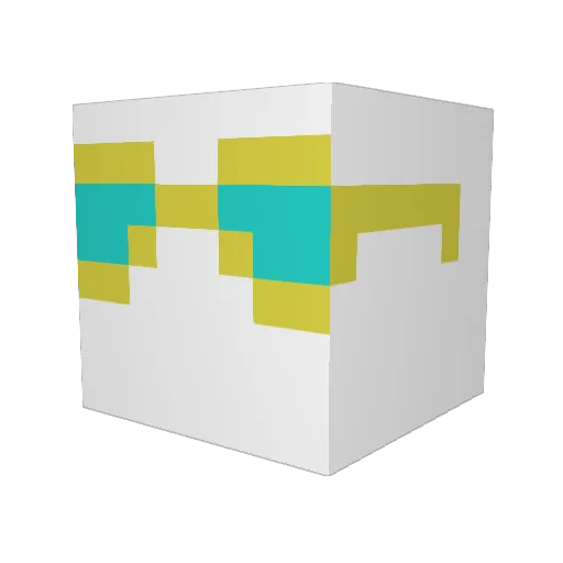 LSquared1 Minecraft avatar head, 3D render
