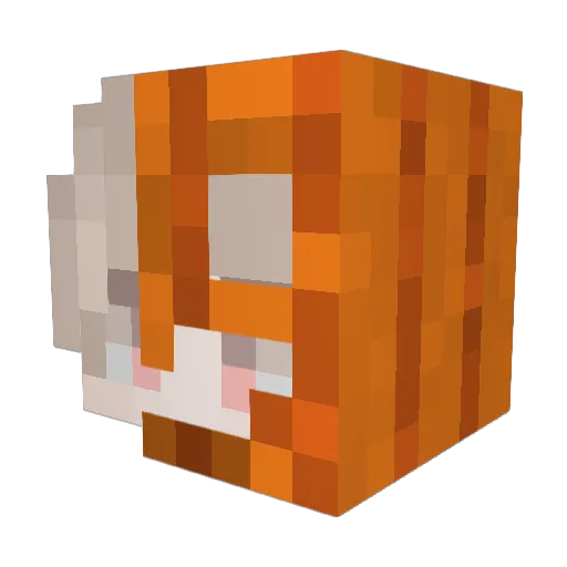 LSteini Minecraft avatar head, 3D render