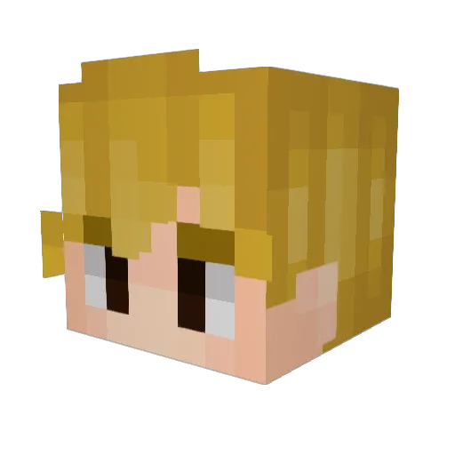 LStrongYT Minecraft avatar head, 3D render