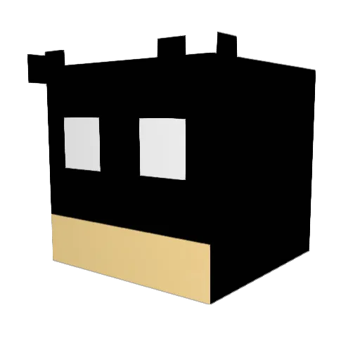 LTCLSIQ Minecraft avatar head, 3D render