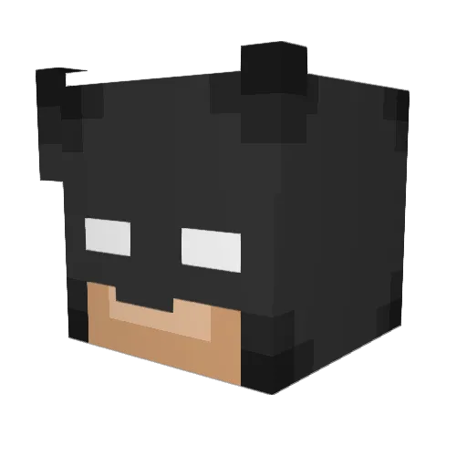 LTFlasche Minecraft avatar head, 3D render