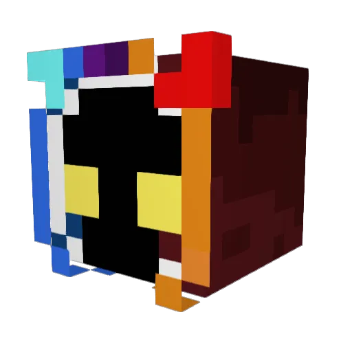LTG_Matteo Minecraft avatar head, 3D render