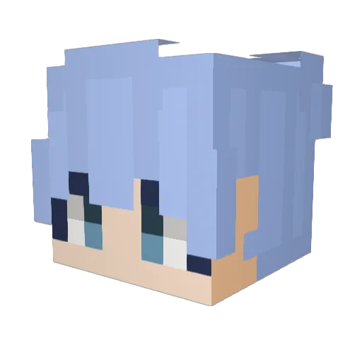 LTHank_ Minecraft avatar head, 3D render