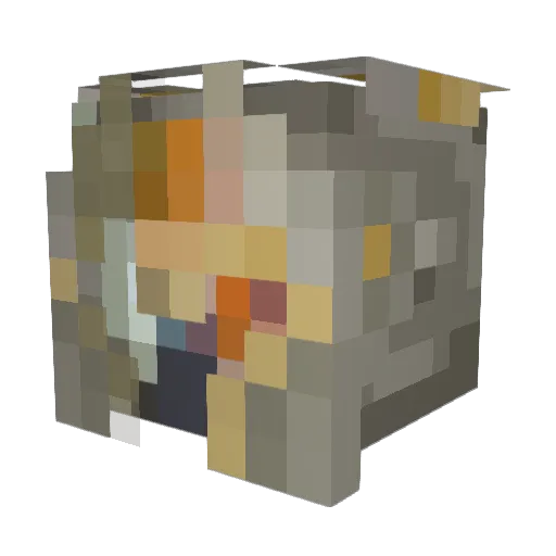 LTJTCTLTClan Minecraft avatar head, 3D render