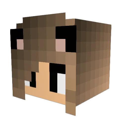 LTMarte Minecraft avatar head, 3D render