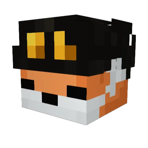 LTPPPPPP Minecraft avatar head, 3D render