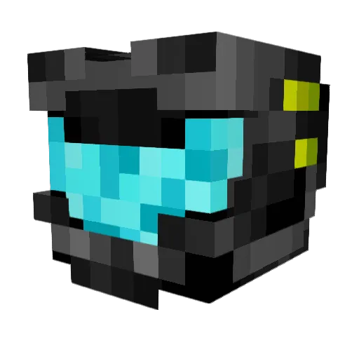 LTSaint Minecraft avatar head, 3D render