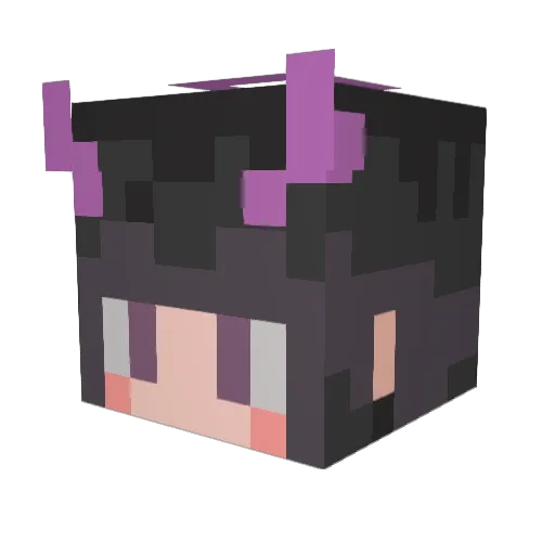 LTYu429 Minecraft avatar head, 3D render