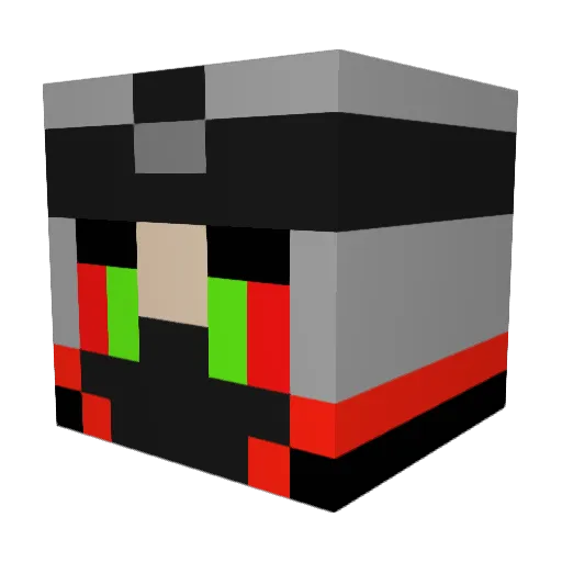 LTZSean Minecraft avatar head, 3D render
